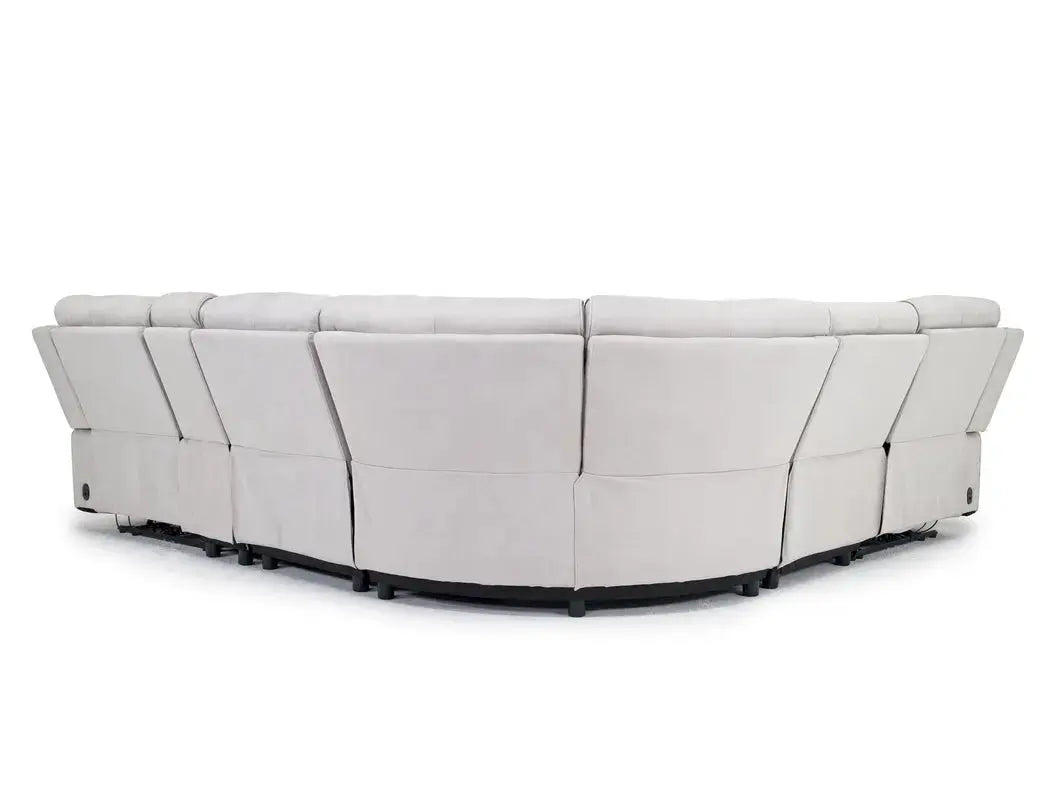 Chanell 6 Piece 2 Power Sectional