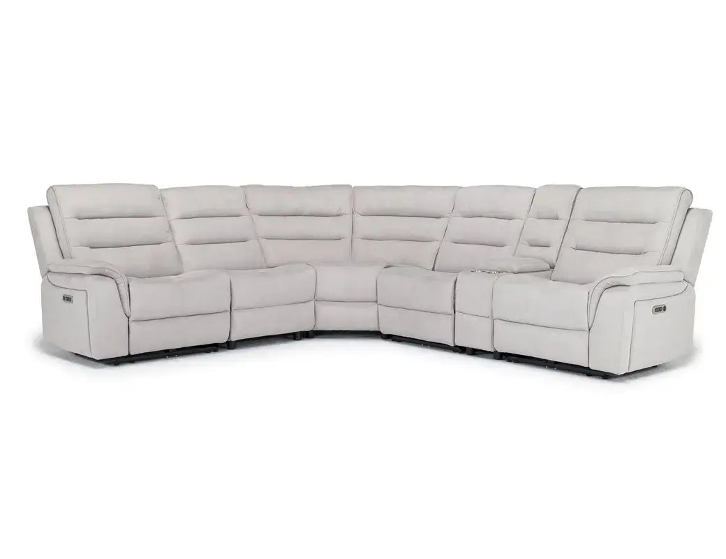 Chanell 6 Piece 2 Power Sectional